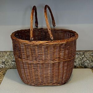 Vintage French Gathering Basket